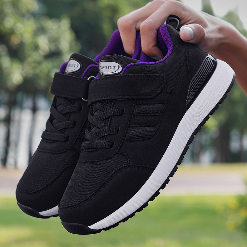 Zapatos de mamá para mujer, estilo nuevo de primavera 2026, zapatos deportivos para personas de mediana edad y mayores, suela blanda, estilo casual para parejas, zapatos de papá, zapatos para caminar