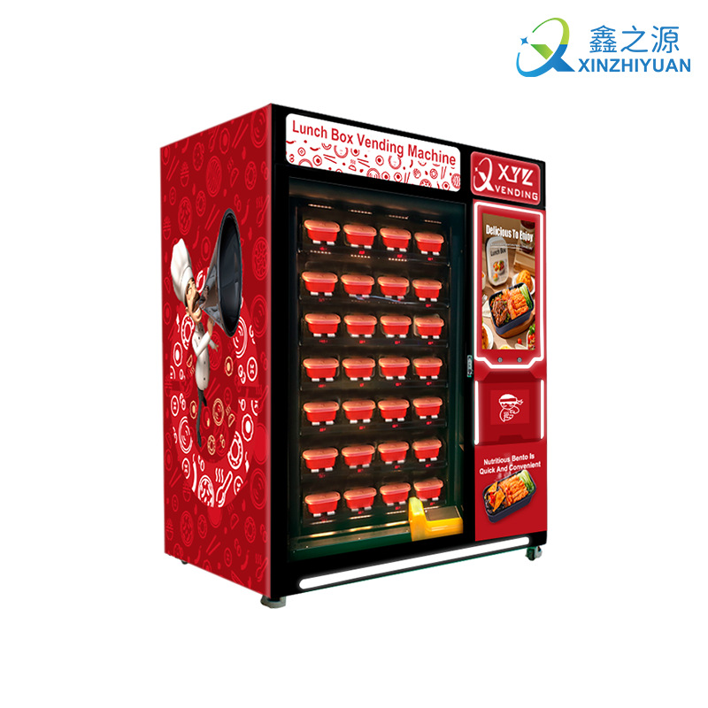 Platos frescos prefabricados Máquina expendedora Máquina expendedora de frutas y verduras Máquina expendedora de box lunch comunitaria Axis elevador de autoservicio