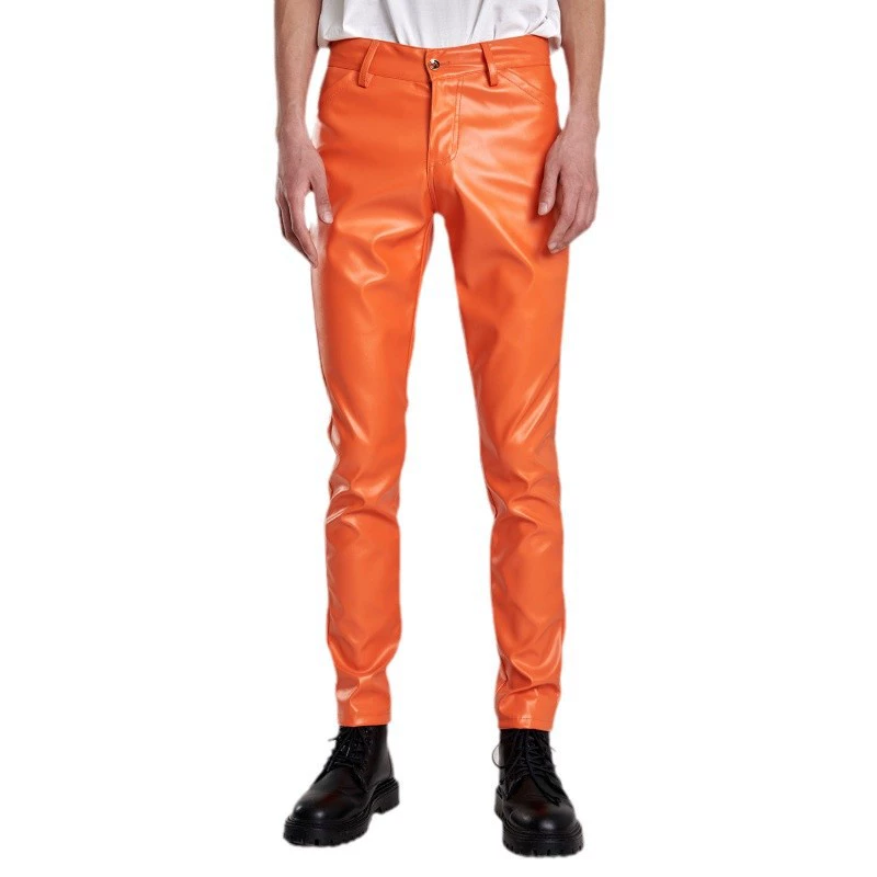 Мужские летние тонкие весенние эластичные зеленые дышащие брюки, slim fit