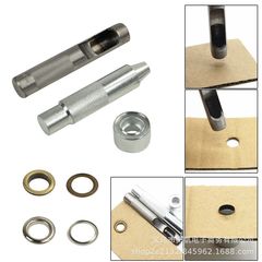 金属気眼手叩き工具手作業鶏眼ボタン中空リベット取付工具金型パンチセット