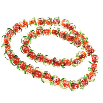 Manufactor wholesale Pumpkin Beads Colored glaze Luminous Beads Hairpin Bracelet Hand string Material Science diy Jewelry materials parts Loose bead