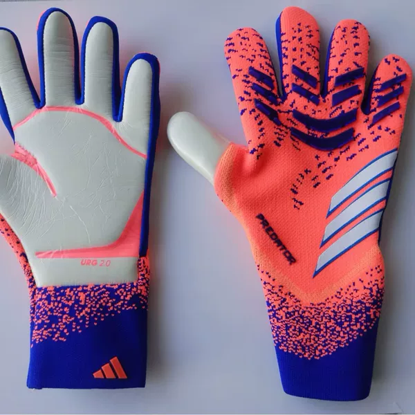 Factory direct 25 new football goalkeeper gloves goalkeeper falcon adult children's bag finger non-slip wear-resistant breathable