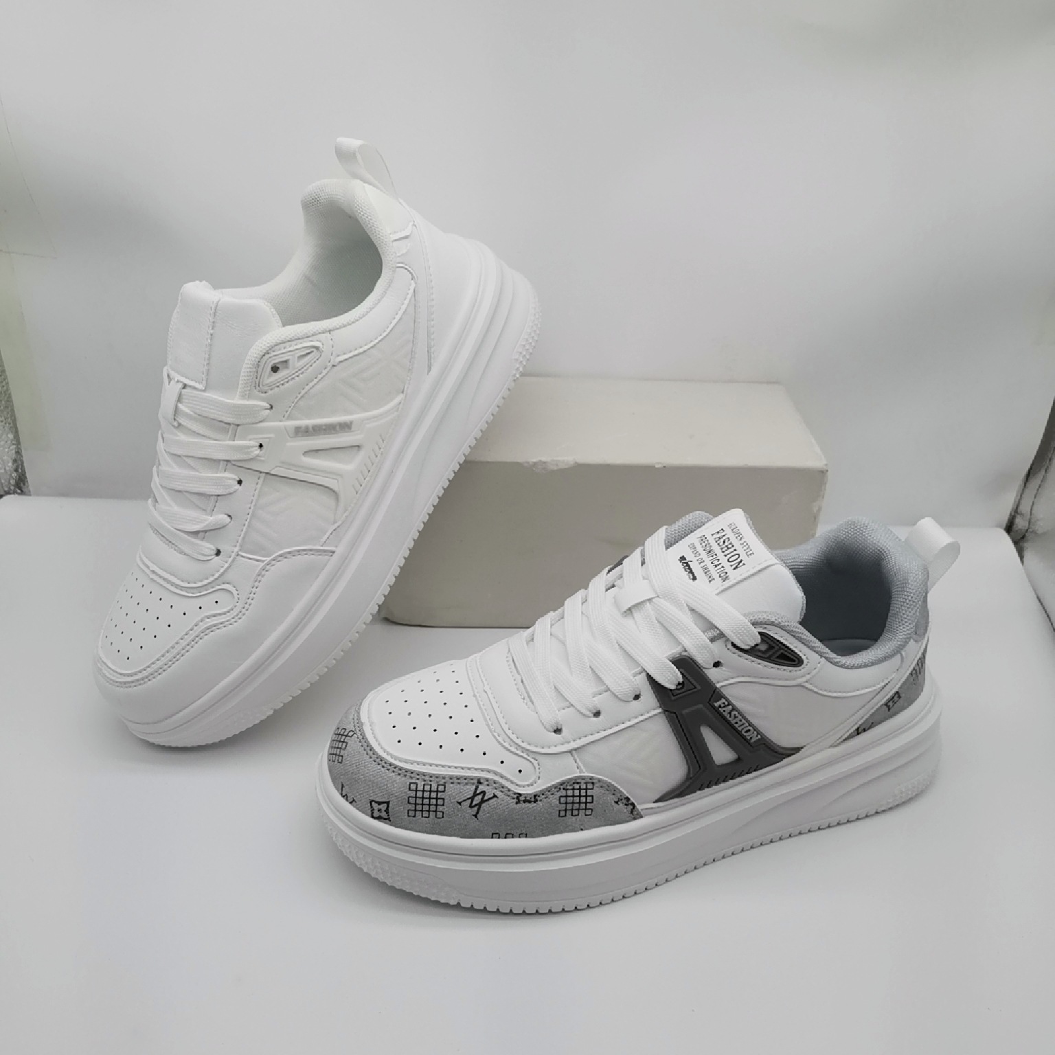 40-44 Tamaño Fujian zapatos de cuero para hombres zapatos de moda zapatos de skate casuales casuales transpirables versátiles Agam Young