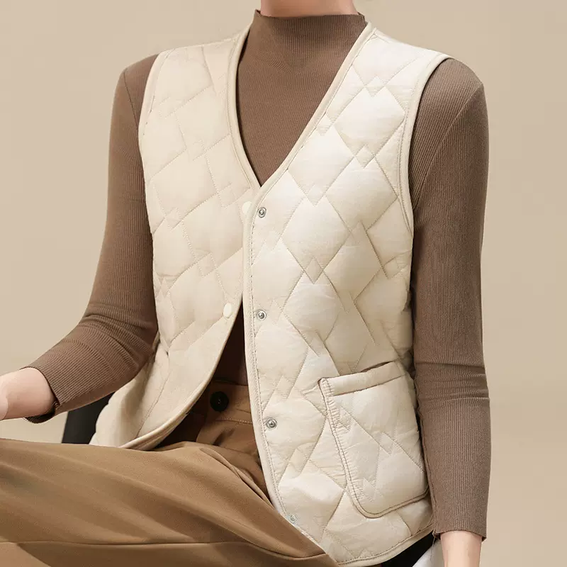 保暖短款马甲女2025新款秋冬时尚加厚保暖坎肩内搭背心修身百搭