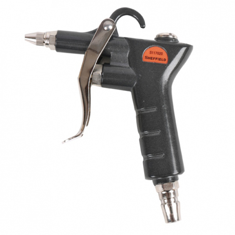 钢盾工具双进气口铝合金风枪气动吹气枪 除尘吹尘枪S117020