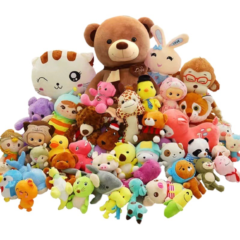Plush Toys 7 7inch 8inch Claw Machine Dolls, Street Stall Throw-And-Catch Dolls, Hanging Ornaments, Mini Toys, Kittens, Cats