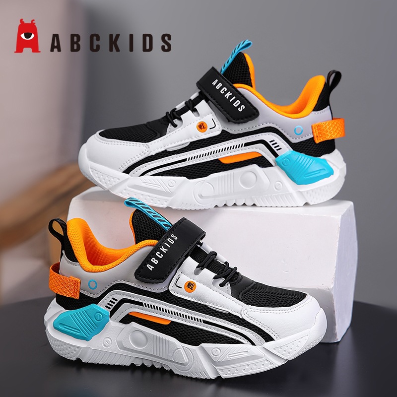Abckids zapatos para niños zapatos respirables de malla 2025 nuevos zapatos de corrida de primavera y otoño zapatos casuales para niños