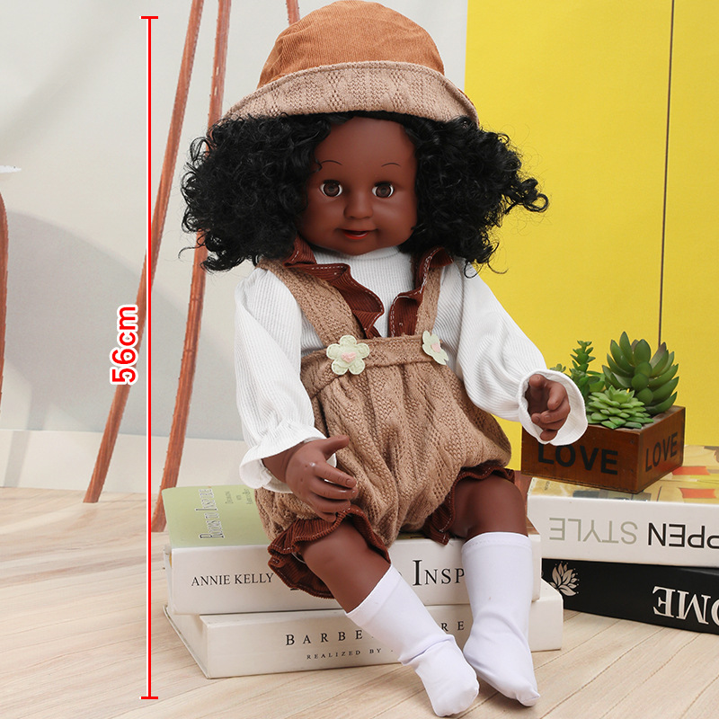 56 cm Rebirth Simulación de regalos de Barbie Baby Soft Girls Toy Set Muñecas para niños