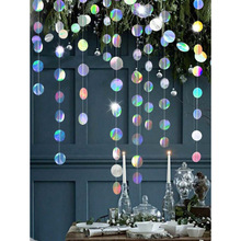 J 44186 Glitter paper round pull flower decoration ����ֽԲ