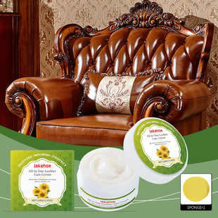 Jakehoe Leather Care Cream Deeply Nourishing Care Scratched Leather Bags Furniture Car Seats Leather Care
