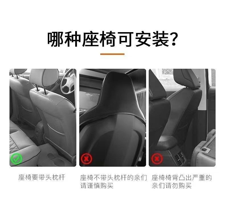 Foldable car seat back table, multifunctional small dining table for the rear seat of the car