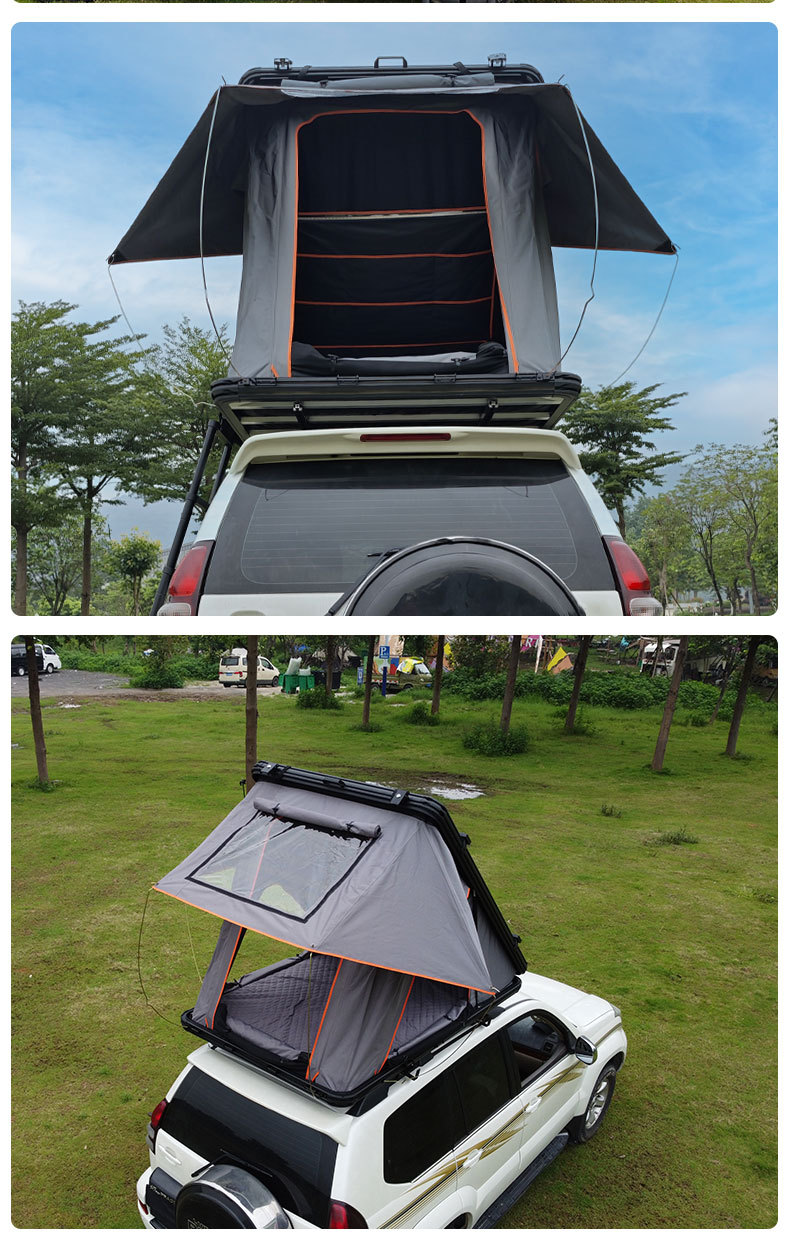Weipai Aluminum Alloy Roof Tent Hydraulic Fully Automatic Car Outdoor Self-Driving Tour Hard Shell Triangular Car Tent