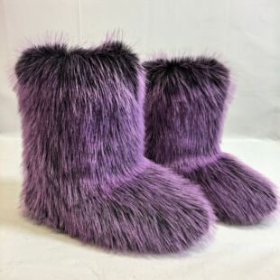 ���羳���N���W���L��׷º���ëѩ��ѥ��ëѥ Faux Fur Boots ��