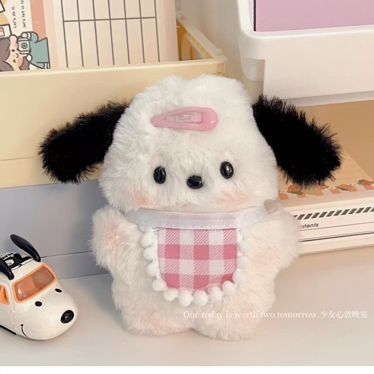ins blush perro lindo muñeca chica corazón mochila colgante peluche muñeca creativa dibujos animados regalo pareja