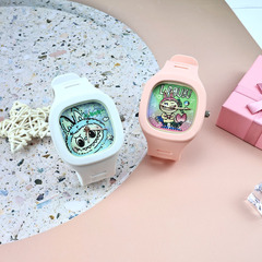 手錶女款ins可愛潮流初高中學生黨運動高顏值石英表批發