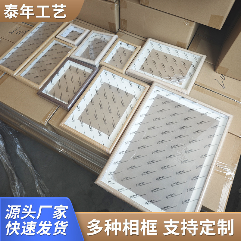 Hollow Wooden Picture Frame Empty Frame Wholesale Home Office 6inch 10inch Picture Frame Display Stand Living Room Decoration Wall Hanging Frame