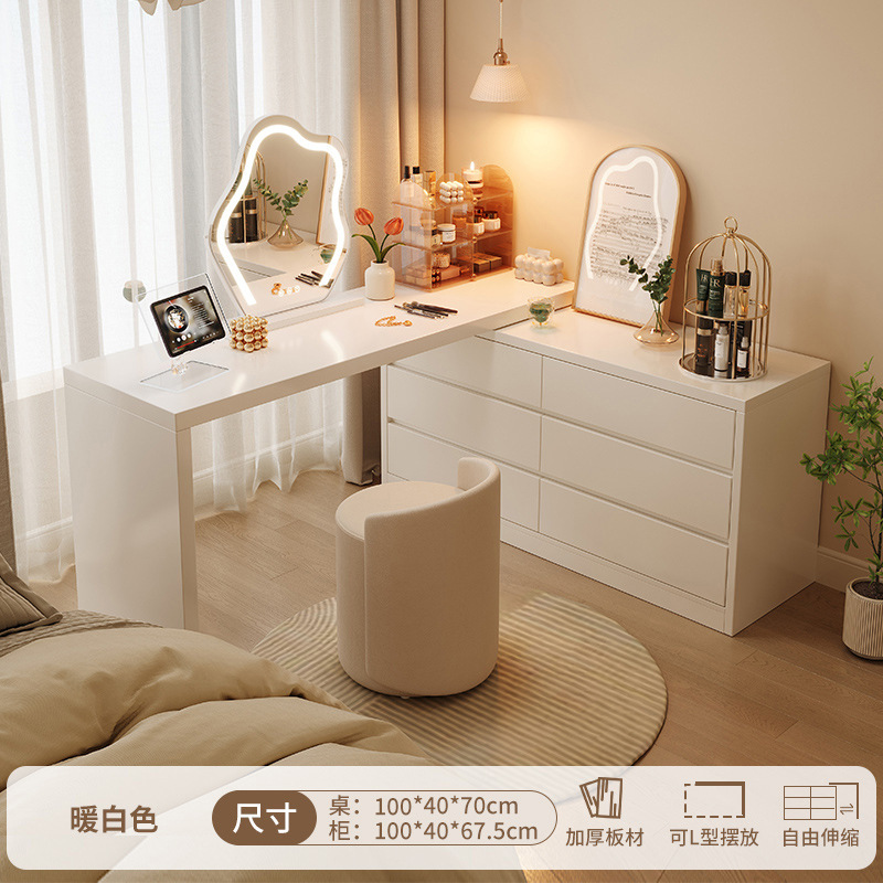 Mueble de cabecera, dormitorio doméstico, armario de almacenamiento contra la pared, espacio de rendija estrecha, uso de armario de cola de cama largo, estante de piso, armario bajo