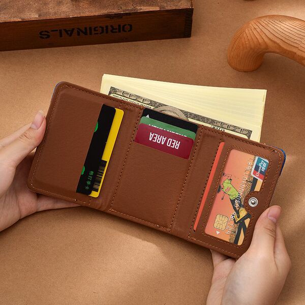 Super Mario Wallet Men's Leather Vertical Style Fashion Trend…