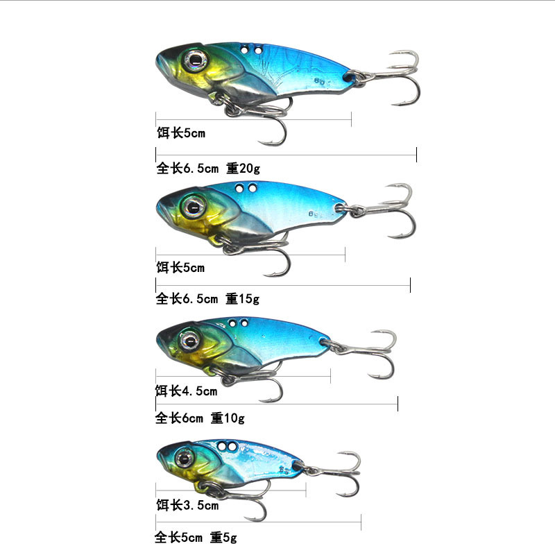 Metal Blade Baits Spinner Blade Bass Trout Fresh Water Fishing Lure