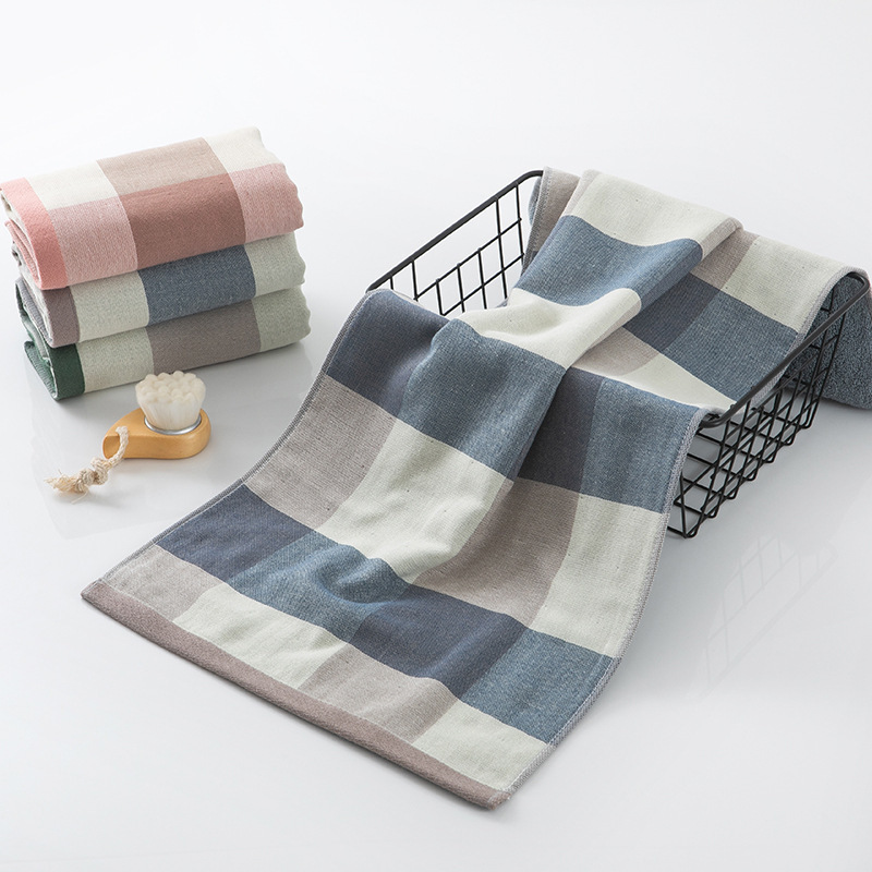 One side Terry one side gauze towel pure cotton face washing household cotton absorbent lint-free bath towel for adults