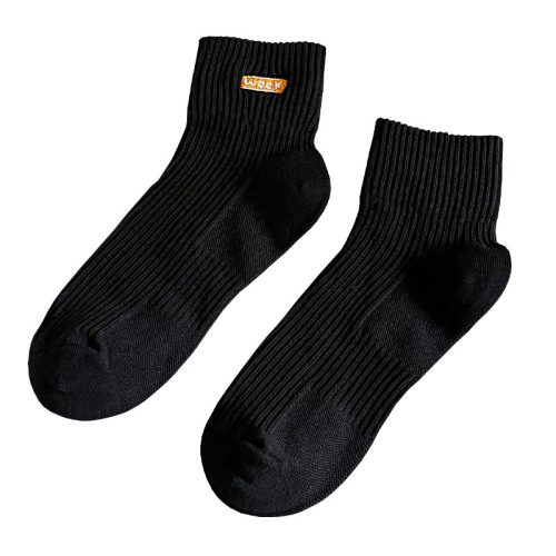 Men's Crew Socks Wholesale Cotton Socks Deodorant Moisture Absorbent Sports Basketball Socks For Men Spring And Summer Thin Short Socks