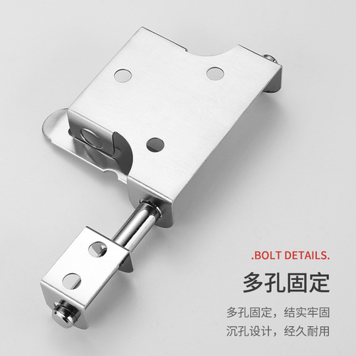 304 stainless steel thickened door latch door cow anti-theft door bolt exposed padlock wooden door buckle lock door latch old-fashioned