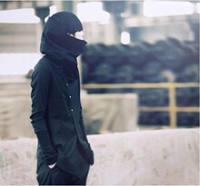 韩版高领长袖男士衬衣超个性设计修身时尚男衬衣免费代理批发