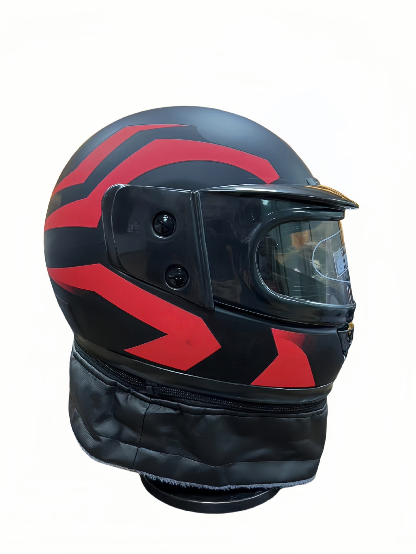 Universal – Warm Helmet Detachable Motosiklet kaskı (dəbilqə) - red