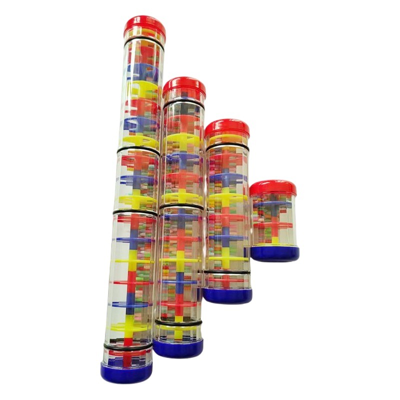 Instrumento de percusión Orff de cuatro secciones instrumento musical para niños juguete fábrica al por mayor tubo de sonido de lluvia de jardín de infantes