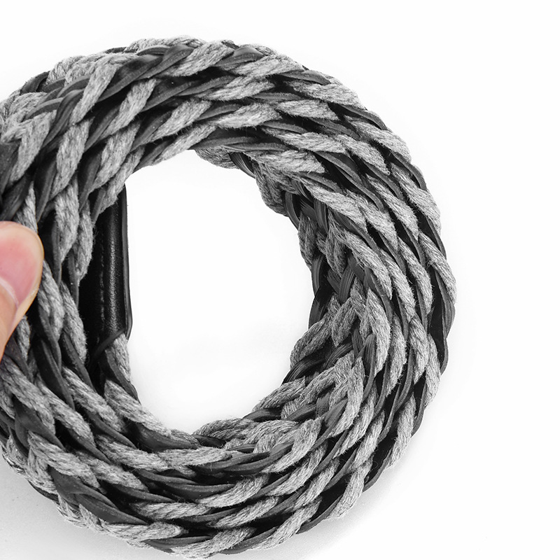 Woven 2026 New Fashion Versatile Genuine Leather Belt For Men, Top-layer Cowhide Men's Belt, Trendy_voghion.com