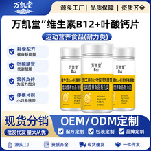 抖音快手爆款现货多种维生素B族叶酸特殊膳食补充维C一件代发定制