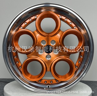 20 Years Focus on High Quality Custom Double Piece Forged Wheels Polished Electroplated Wheels Factory Suitable for Luxury Car Modification
