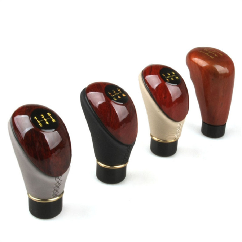 手动排挡头 皮质排档头 桃木纹改装汽车档把头 通用个性挂挡把球