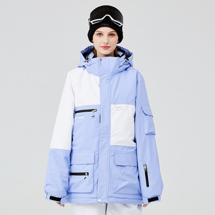 New Ski Suit Men's and Women's Winter Outdoor Ski Suit Warm Cold-resistant Snowboard Double Ski Suit