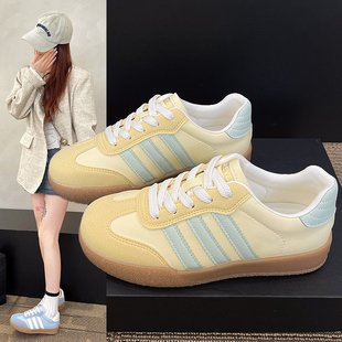 Korean Style Casual Shoes 2025 Summer New Non-Slip Breathable Mesh Soft Sole All-Match Women's Shoes Fashionable Outdoor Sneakers
