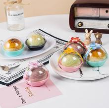 蛋黄酥包装盒单粒装圆形屁桃雪媚娘大福独立包装盒子烘焙西点盒子