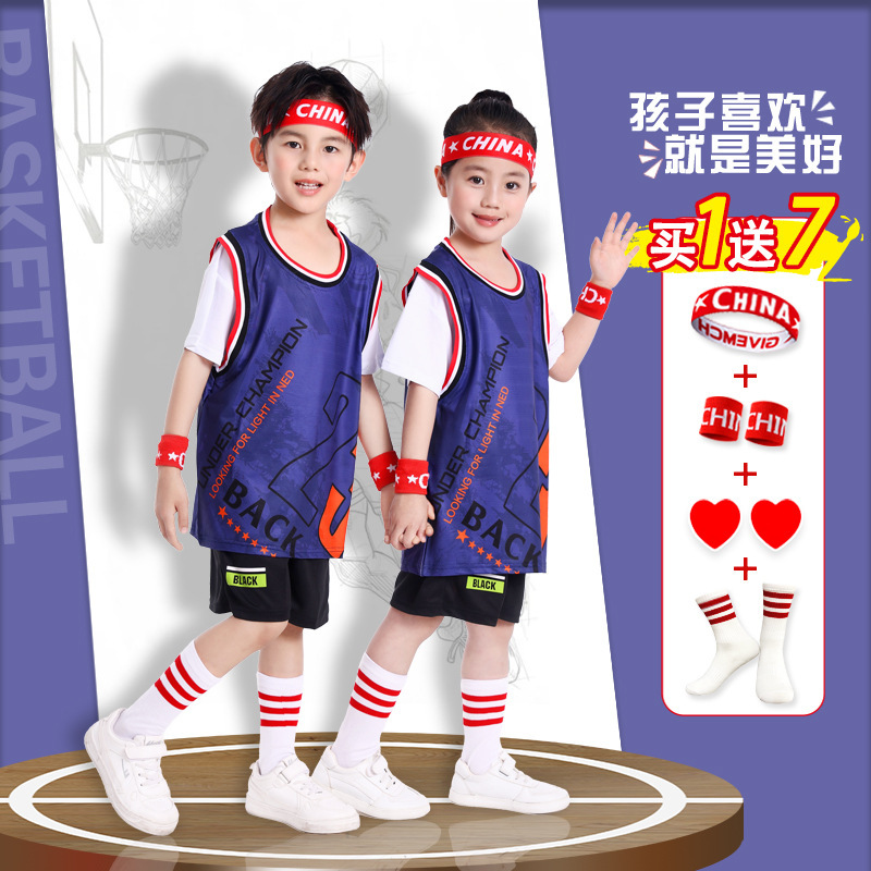 子供バスケットボールユニフォームスーツ速乾性男の子ネザ幼稚園パフォーマンスユニフォーム小学生競技チームユニフォームコービーユニフォーム|undefined
