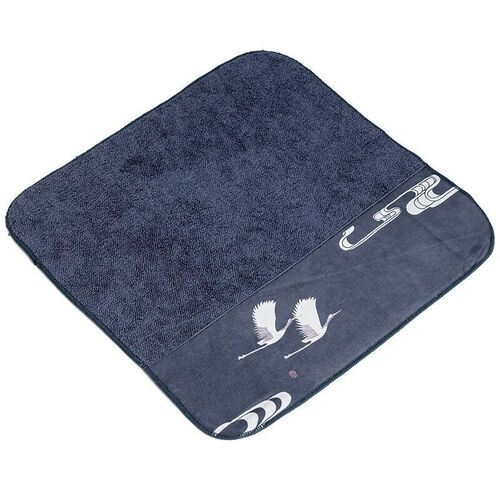 Zen thickened cotton and linen tea towel, absorbent tea cloth, kung fu tea set, towel rag, tea mat, tea table, tea mat accessories, painted