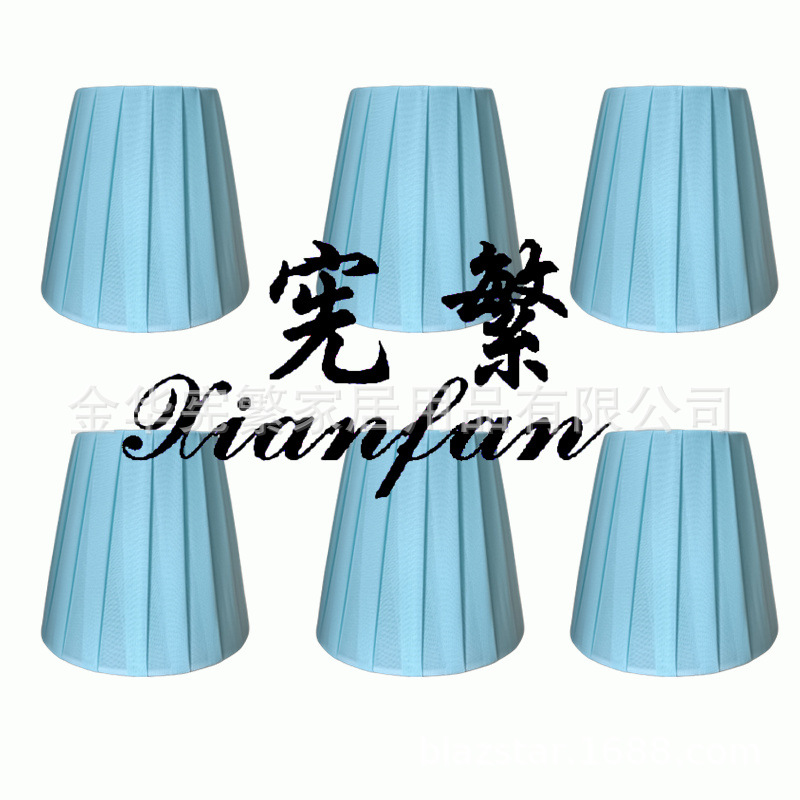 9x14x13 tiras de tela azul cielo (6 piezas)