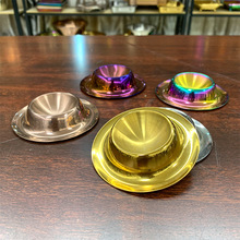 不銹鋼雞蛋托蛋座跨境新款圓形蛋托酒店餐廳家用餐桌蛋架雞蛋托座