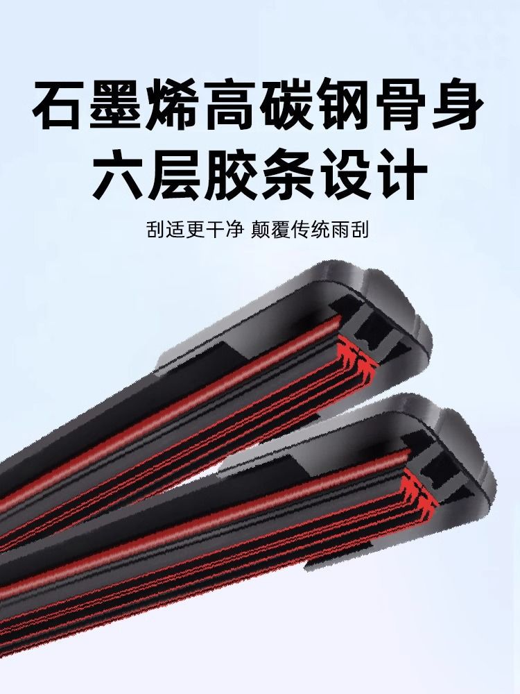 Suitable for Honda Wiper Civic Accord Crv Binzhi Xrv Fit Fengfan Lingpai Boneless Wiper Blade