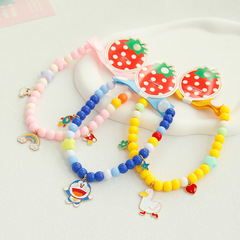 港風暴富泰迪比熊柯基餓貓咪小鴨子項圈拜年禮品手工項鍊寵物用品