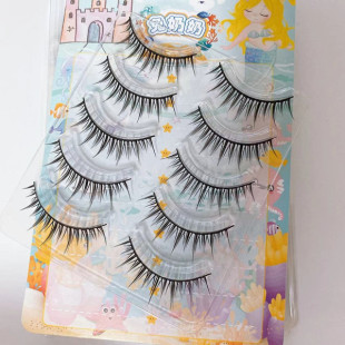 Grandma rabbit WS09 super doll sense comic eyelashes ~ pure desire natural mom raw eyelashes whole thousands of gold makeup fairy hair