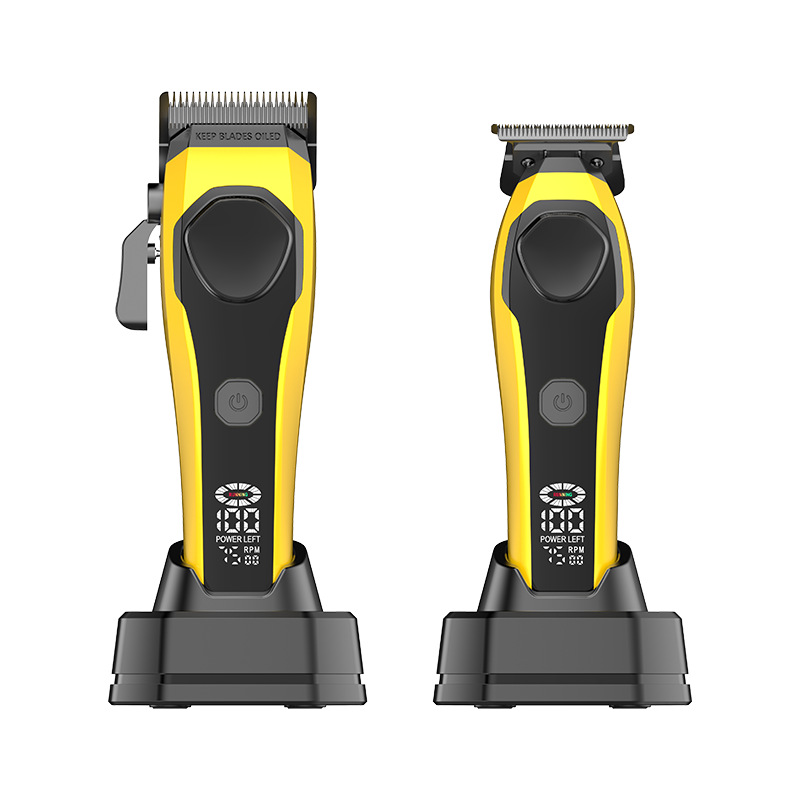 Tagliacapelli elettrico professionale per saloni e uso domestico, strumento per lo styling della testa calva e per il taglio dei capelli lisci all'indietro_voghion.com