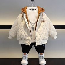 男童冬款外套儿童冬装棉服2025新款宝宝衣服男孩冬季加绒外套