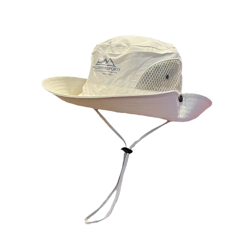 Cappello da sole stile montagna per uomo e donna, escursionismo, campeggio, pesca all'aperto, protezione UV, cappello da cowboy western_voghion.com