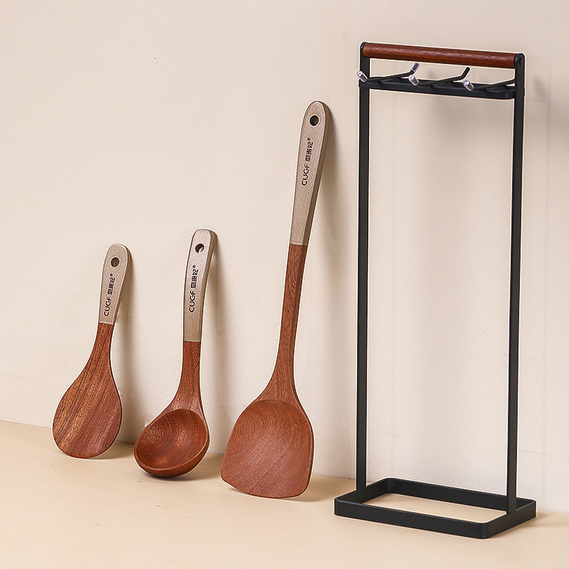 [4종세트] 주걱 + 국숟가락 + 밥숟가락 + 행거