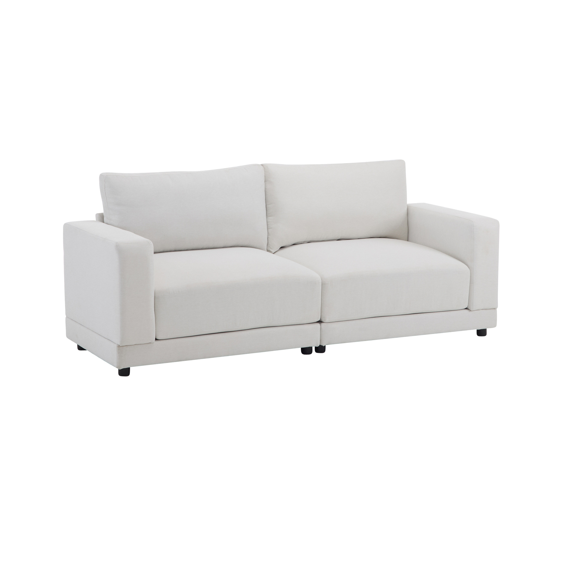 Sofá minimalista, tela, sala de estar para el hogar, piso, sofá de tela moderno, simple, grande y pequeño image 2