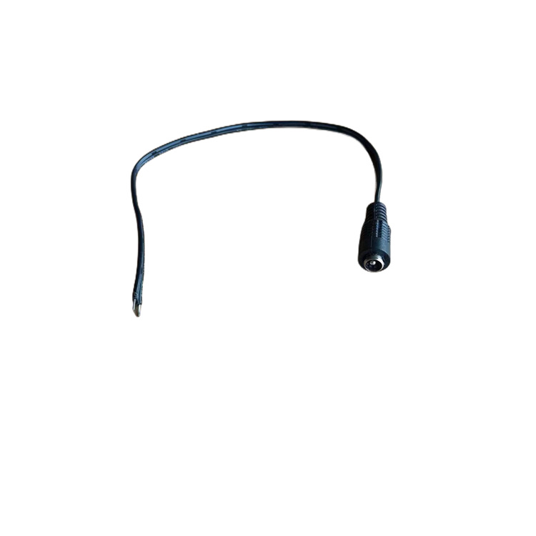 黑色节竹线 电源接头线 优质DC电源接口转接线 Connector裸铜线