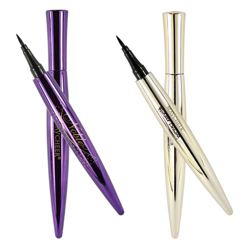 Maycheer Plant Slim Eyeliner Smooth Liquid Eyeliner Black Water Pen Smooth and Not Easy to Smudge